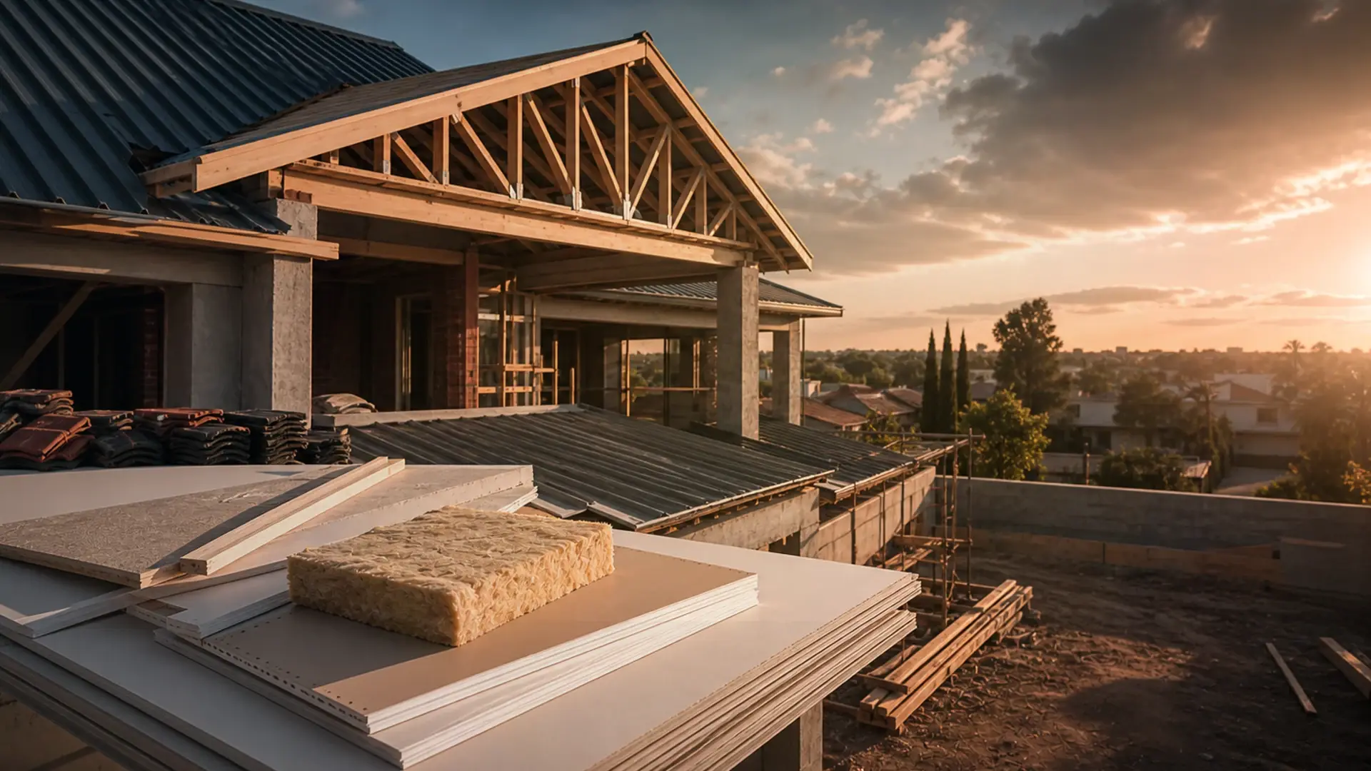 Case Study: Hail-Damage Roof Restoration in Morehill banner showing a roof inspection and repair scene with roof covering details in clear natural light