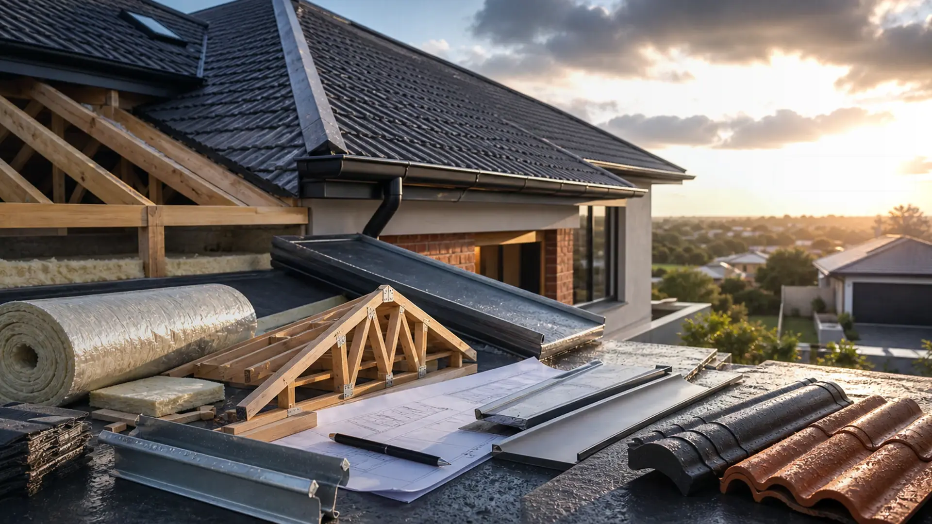 Why Paint Peels and Bubbles banner showing interior finishing work with prepared surfaces, straightedges and material samples